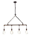 Suspension Armacord rouille, H 109 cm