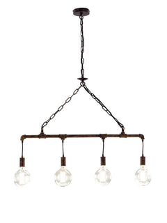 Suspension Armacord rouille, H 109 cm