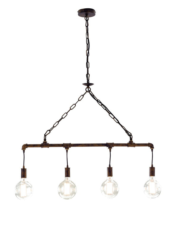 Suspension Armacord rouille, H 109 cm