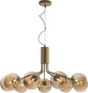 Suspension Honey laiton, H 161 cm