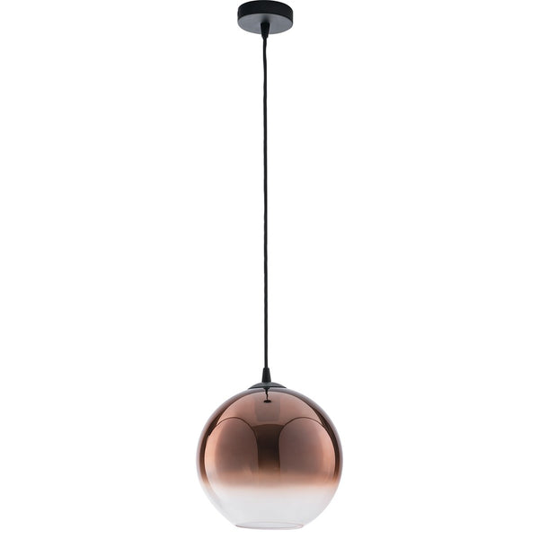 Suspension Marte cuivrée, H 148,9 cm