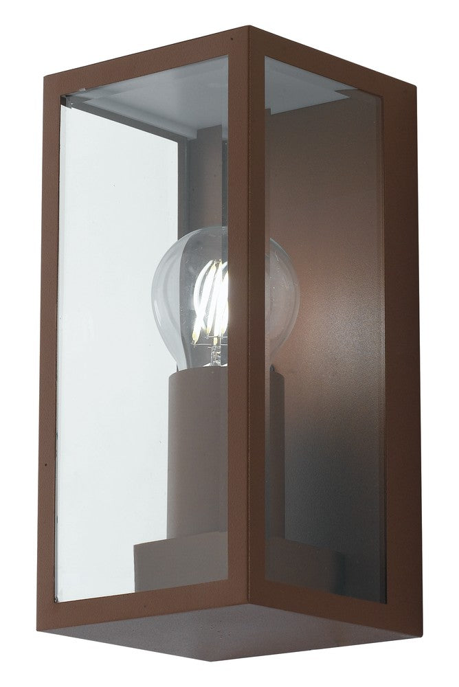 Applique extérieure Mondrian bronze, verre