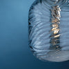 Suspension Nereide bleu, verre