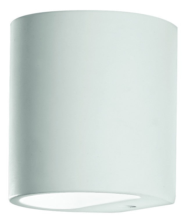 Applique murale Shine blanche, plâtre