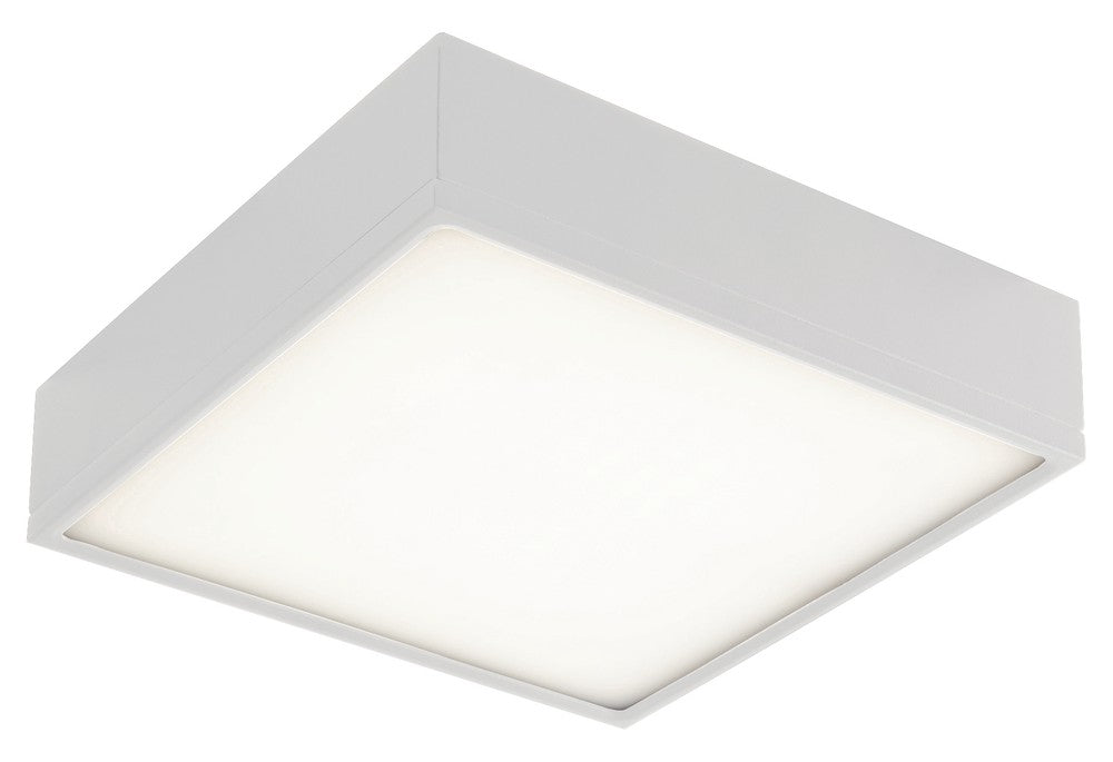 Plafonnier blanc, L 21,1 cm