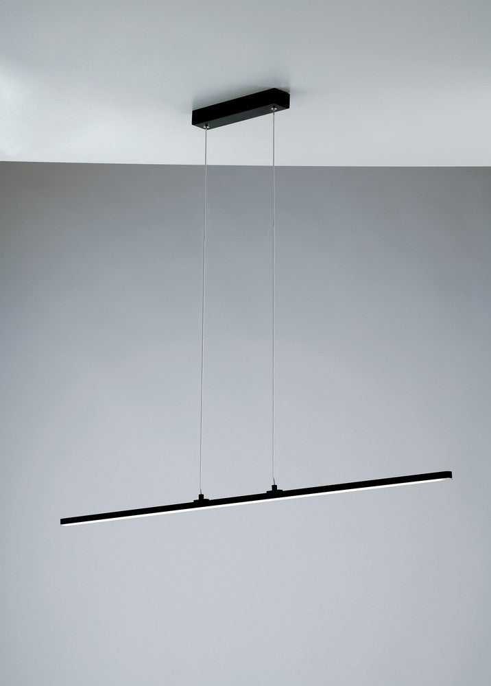 Suspension Shanghai noire, H 150 cm