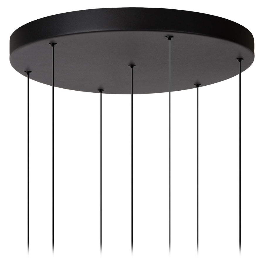 Suspension Tamino noire, verre