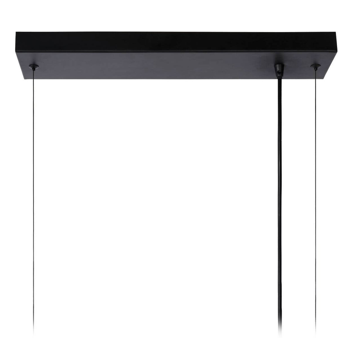 Suspension Fabian 6 lumières noire