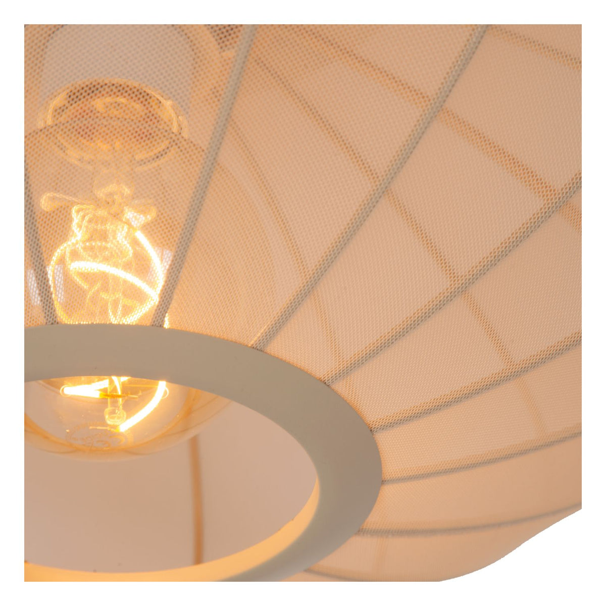 Suspension Corina beige, tissu