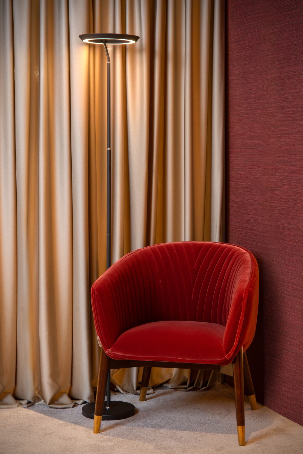 Lampadaire Celeste noir