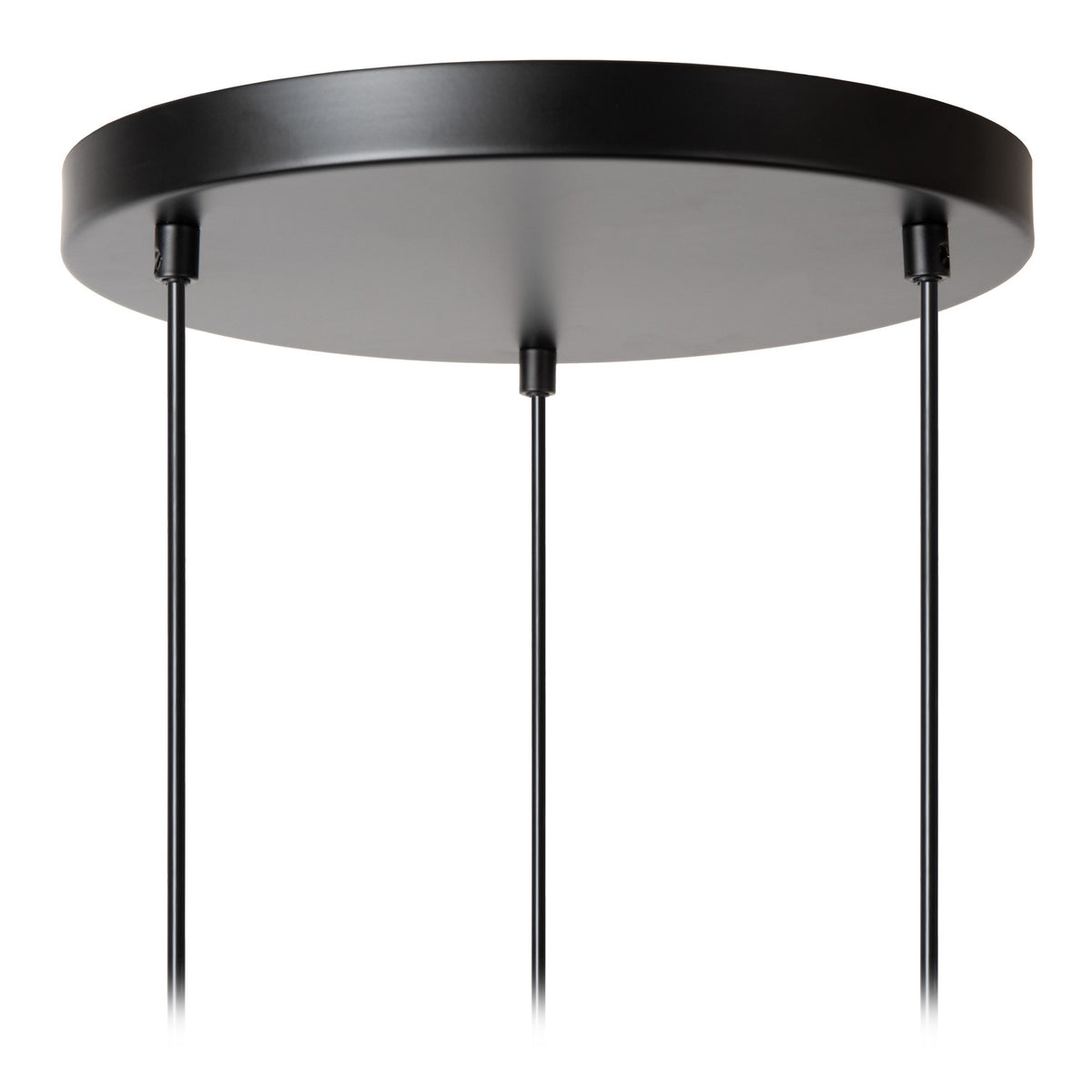 Suspension Chayanne 3 lumières noire