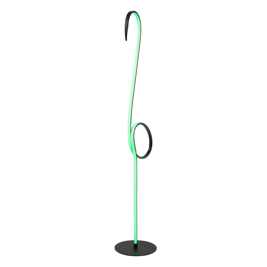 Lampadaire Flamingo noir