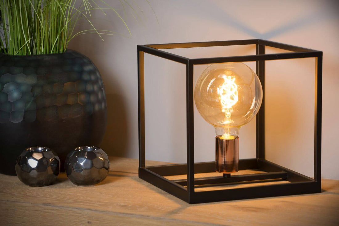 Lampe à poser Arthur noire et cuivrée