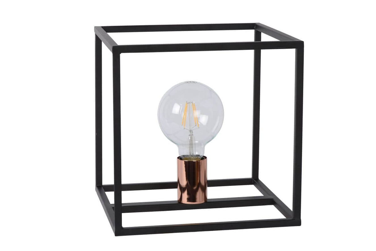 Lampe à poser Arthur noire et cuivrée