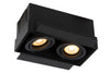 Spot encastrable Trimless 2 lumières noir