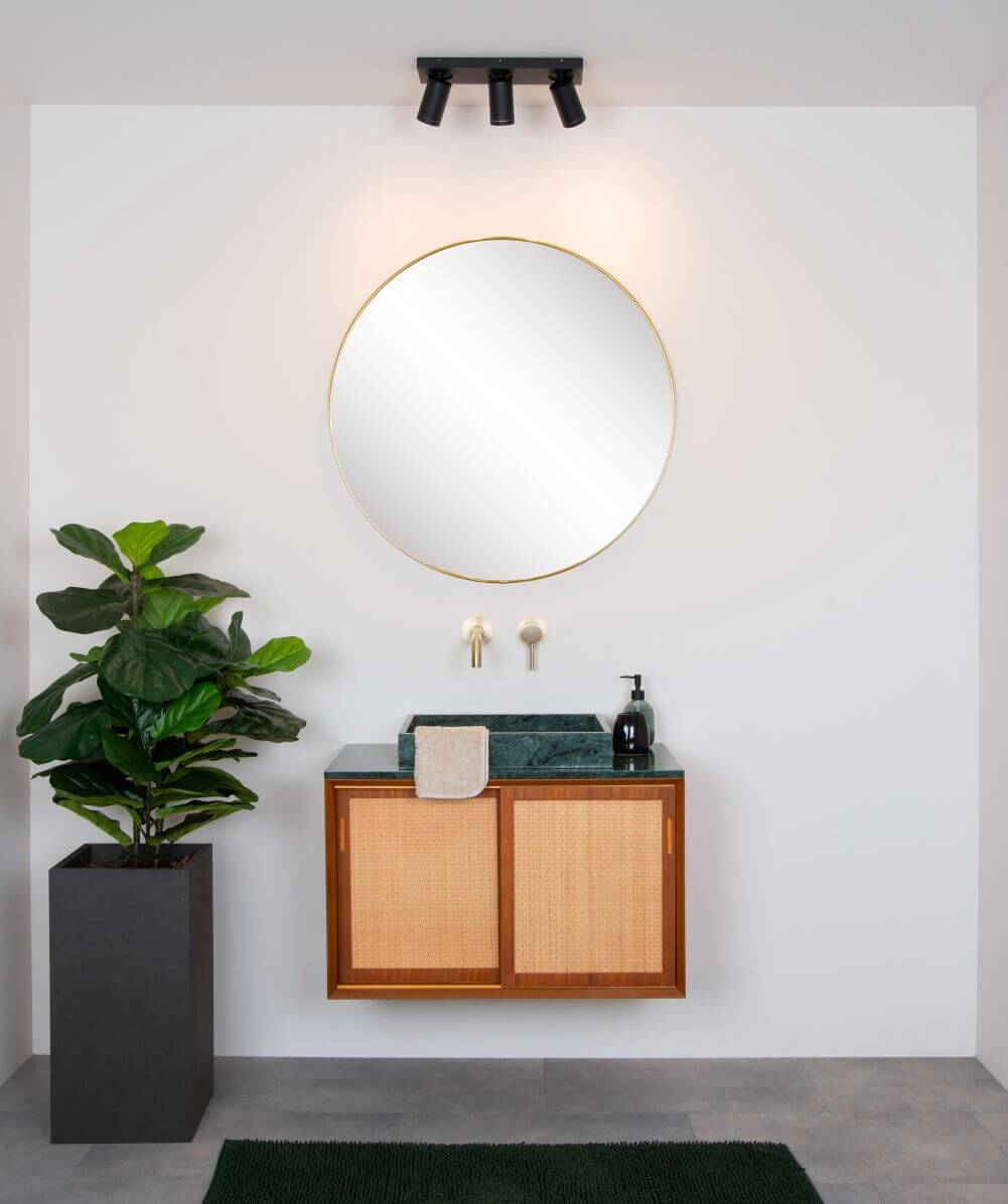 Plafonnier Taylor 3 lumières noir