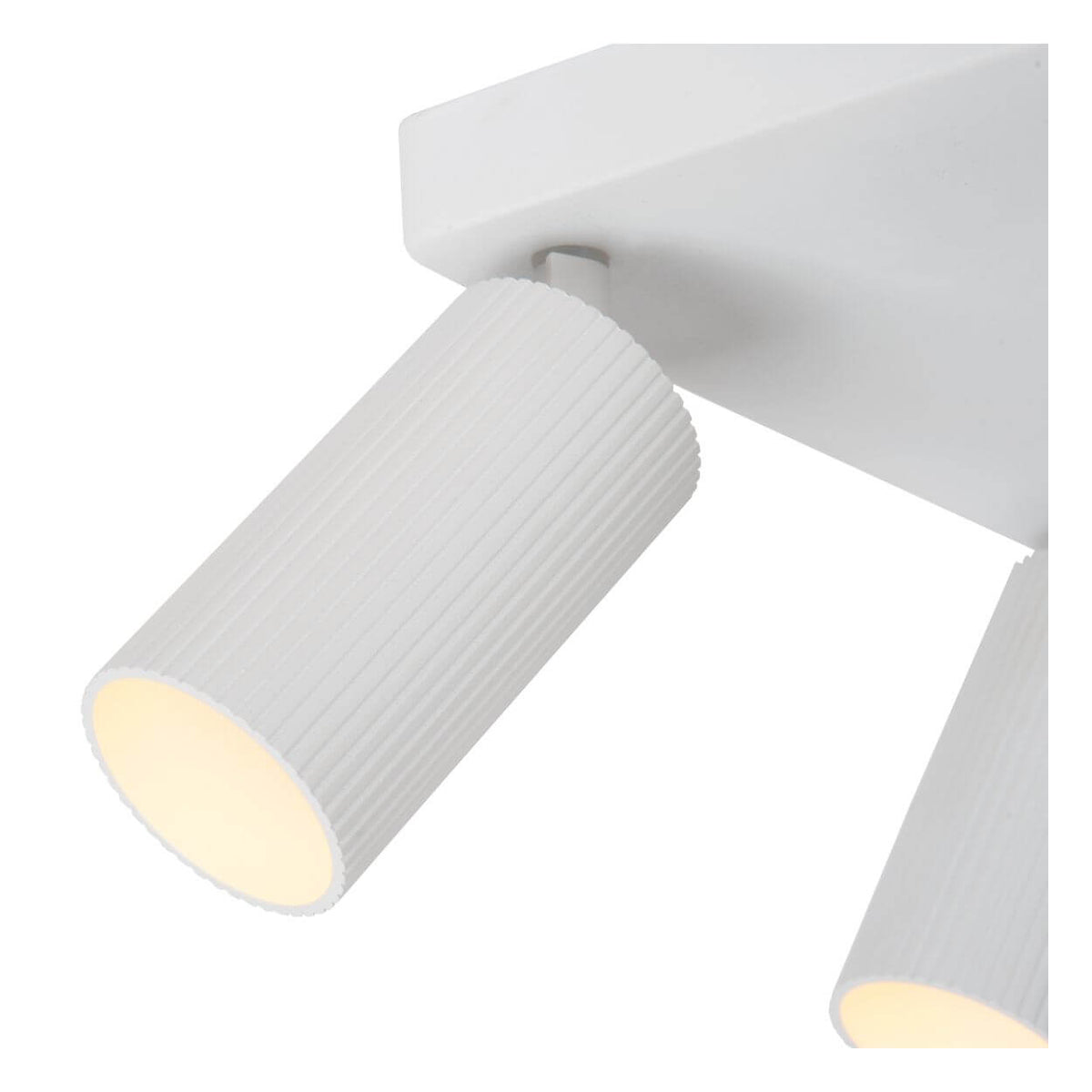 Plafonnier Clubs 4 lumières blanc
