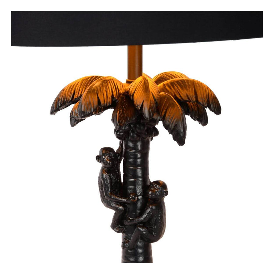 Lampe à poser Extravaganza Coconut noire, coton