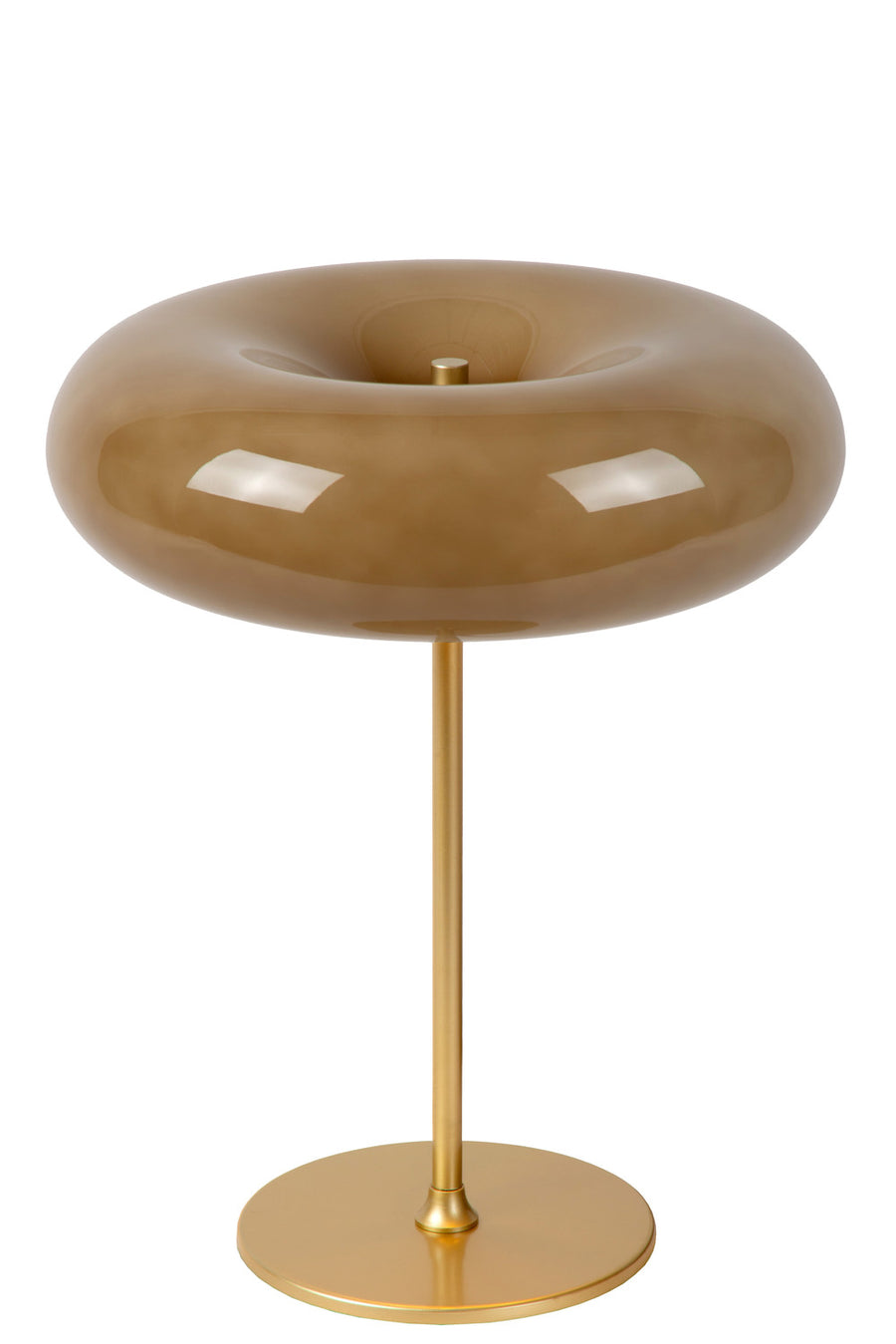 Lampe à poser Sentino 3 lumières taupe, verre