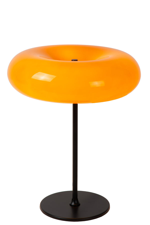 Lampe à poser Sentino 3 lumières orange, verre