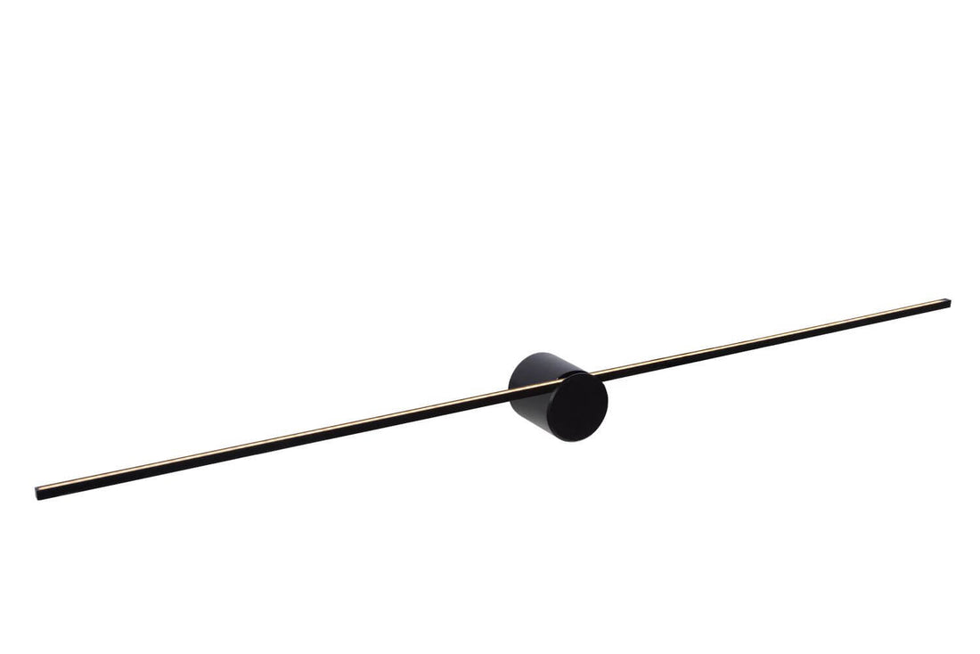 Applique murale Mizar noire, L 90 cm