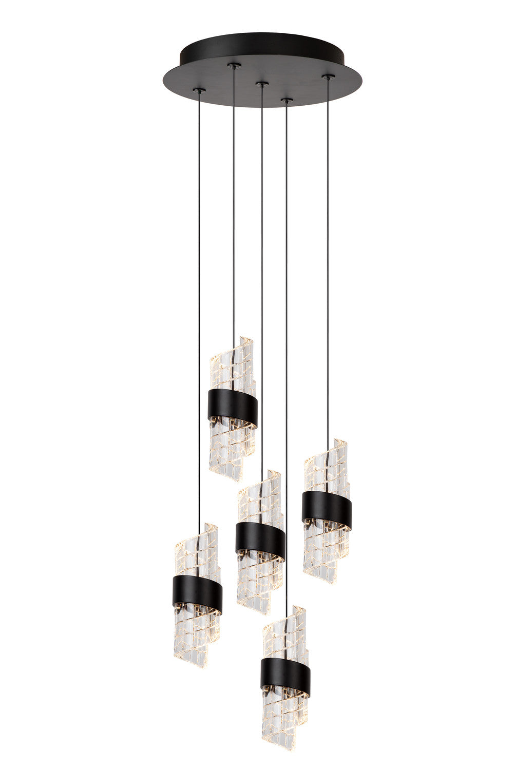 Suspension Kligande noire, H 70 cm (13496/36/30)