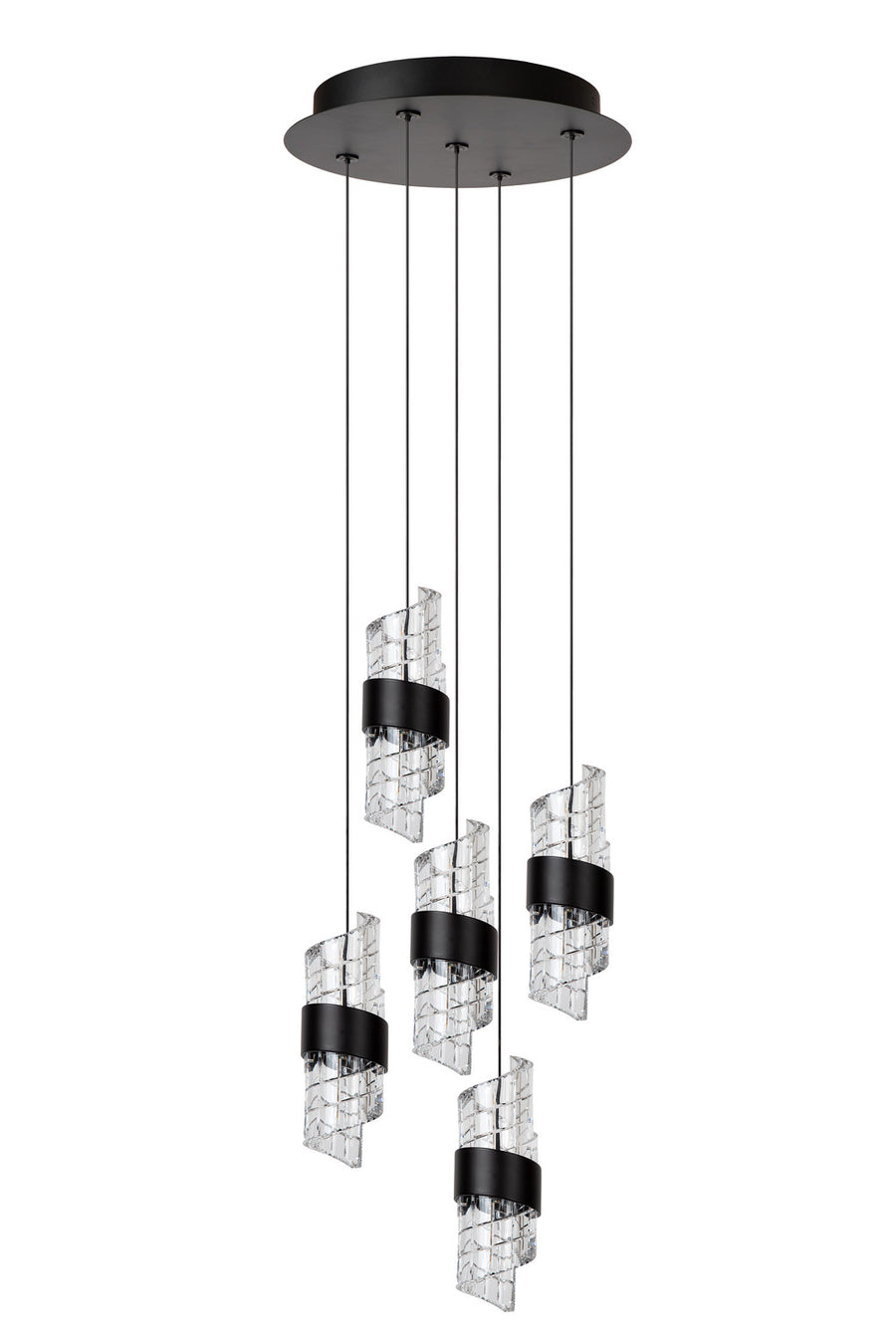 Suspension Kligande noire, H 70 cm (13496/36/30)
