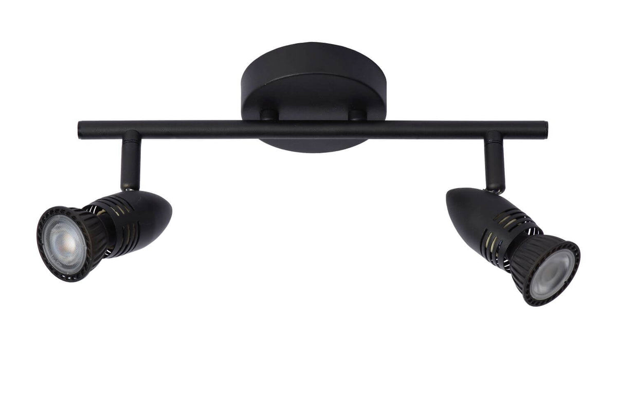 Plafonnier Caro 2 lumières noir