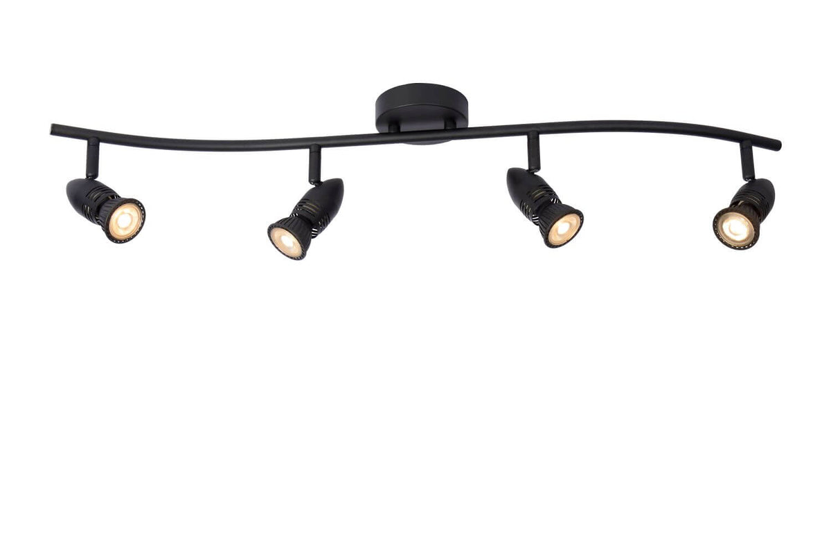 Plafonnier Caro 4 lumières noir