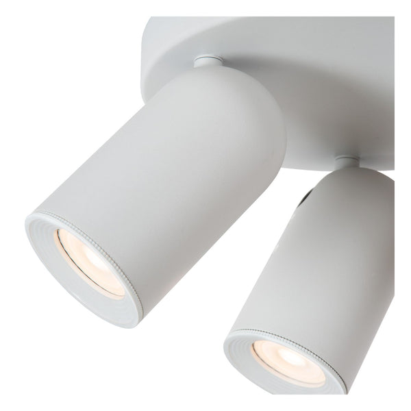 Plafonnier Punch 3 lumières blanc