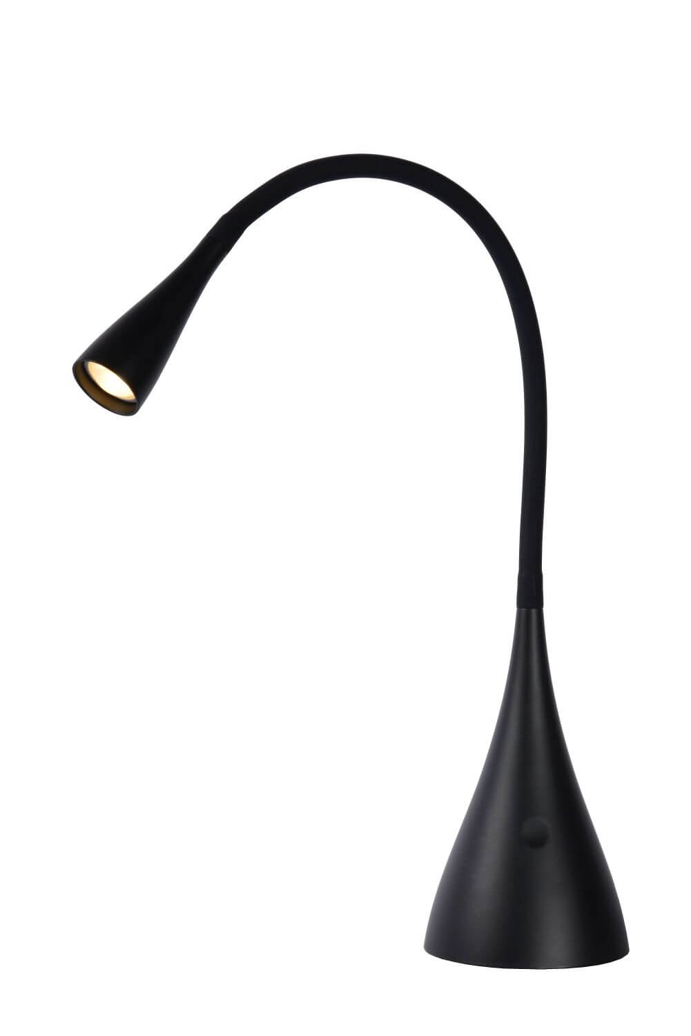 Lampe de bureau Zozy noire, H 48,5 cm