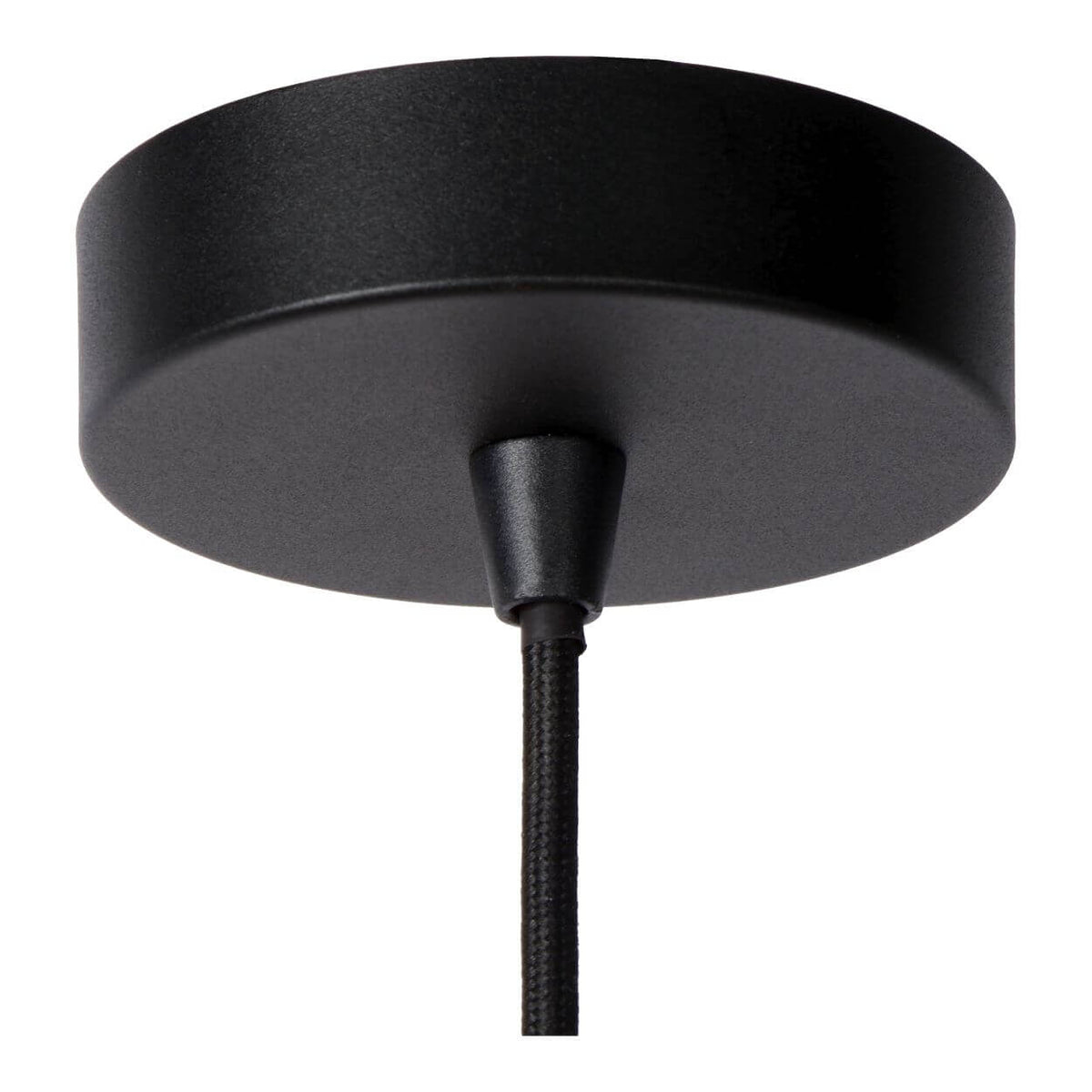 Suspension Lester 6 lumières noire