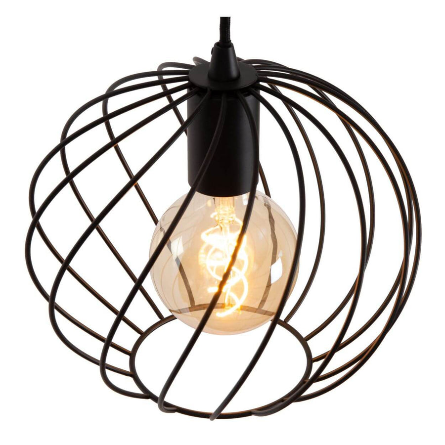 Suspension Danza noire, H 60 cm