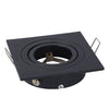 Spot encastrable Tube noir, L 9 cm