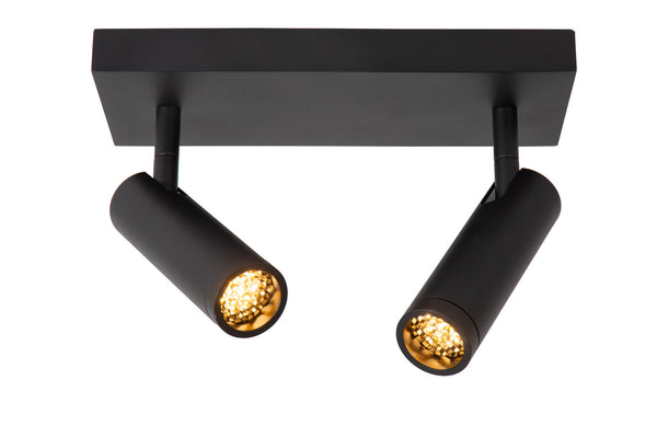 Spot Grado 2 lumières noir