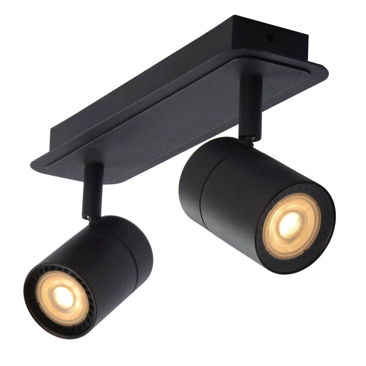 Plafonnier Lennert 2 lumières noir