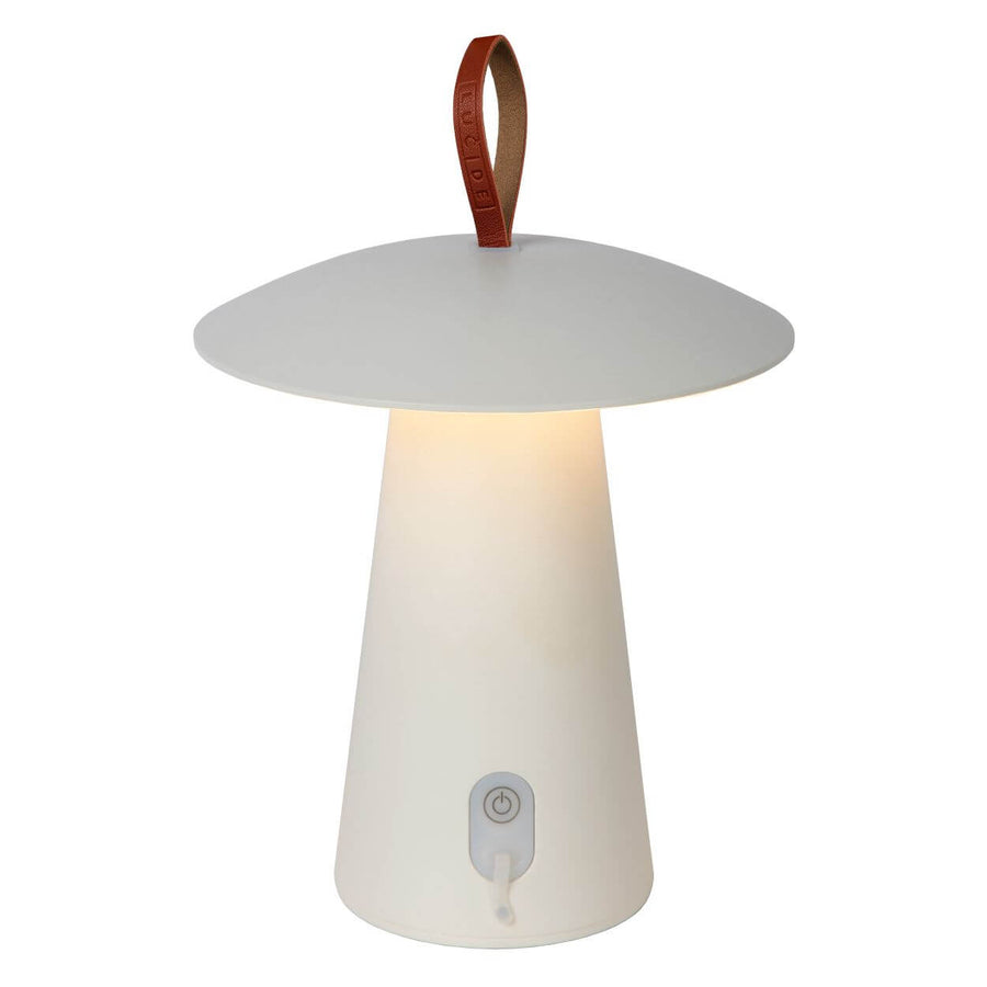 Lampe extérieure LA Donna blanche