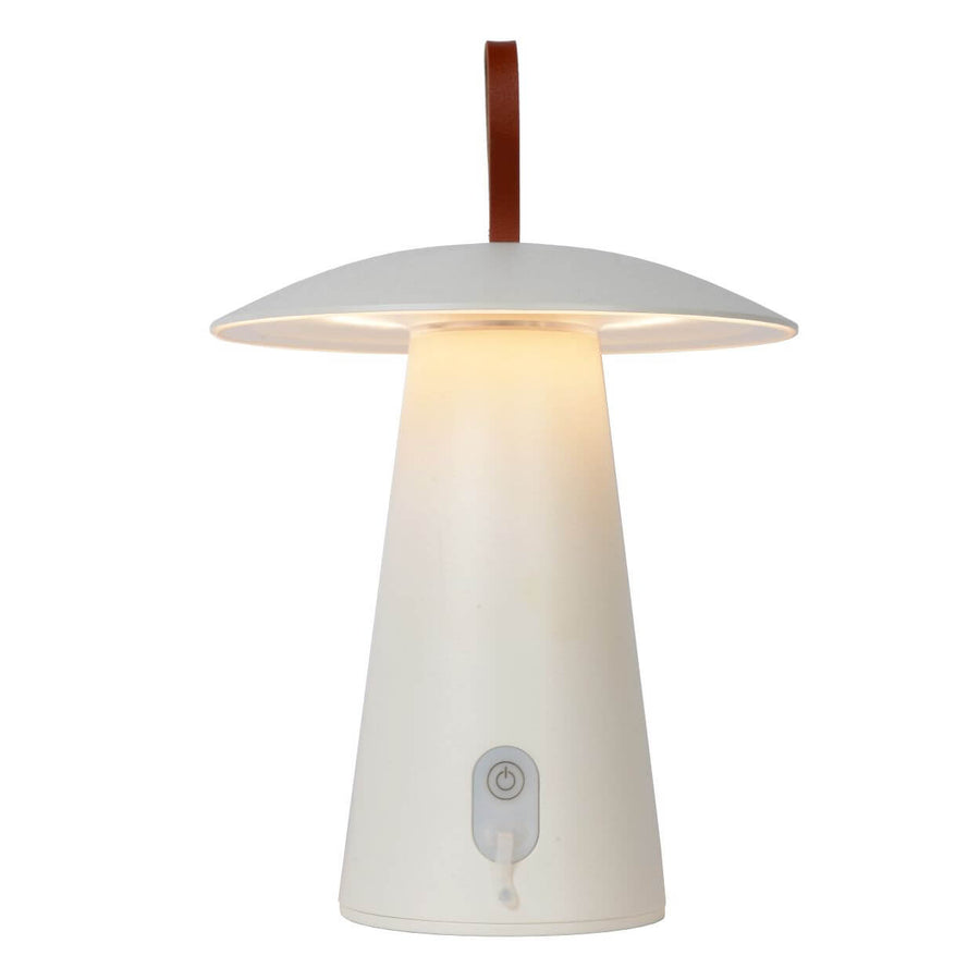 Lampe extérieure LA Donna blanche