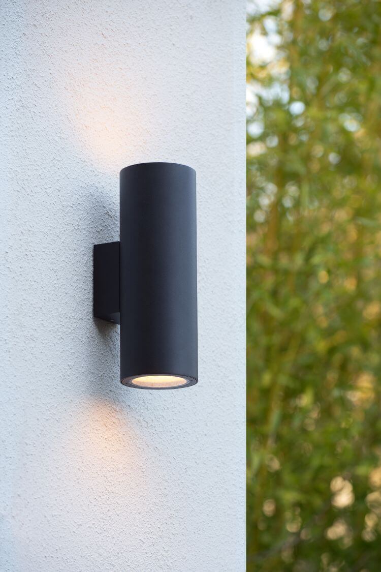 Applique extérieure Volantis 2 lumières noire