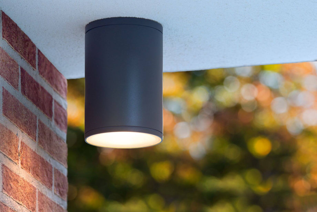 Plafonnier extérieur Tubix anthracite