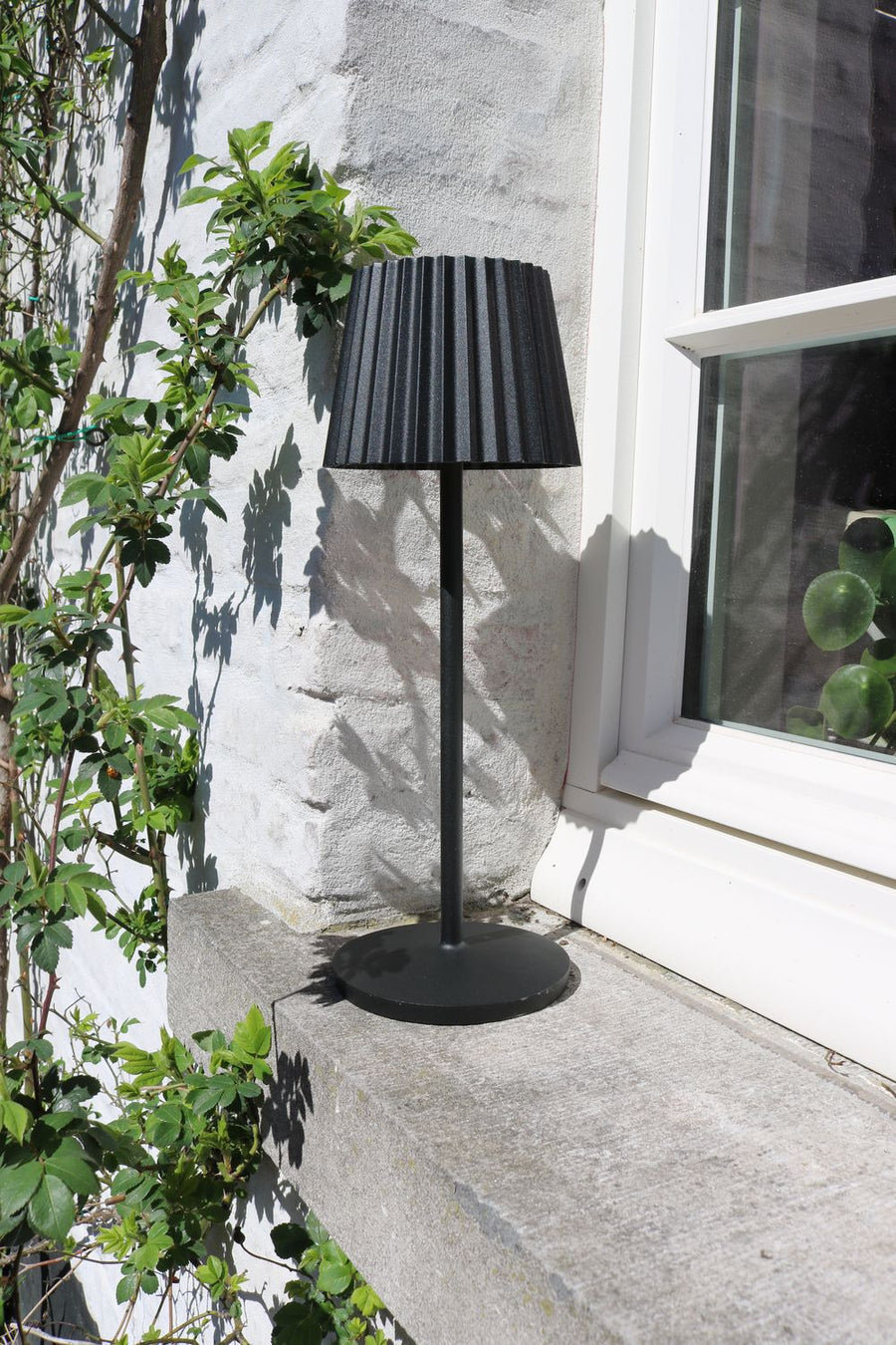 Lampe extérieure Justine noire
