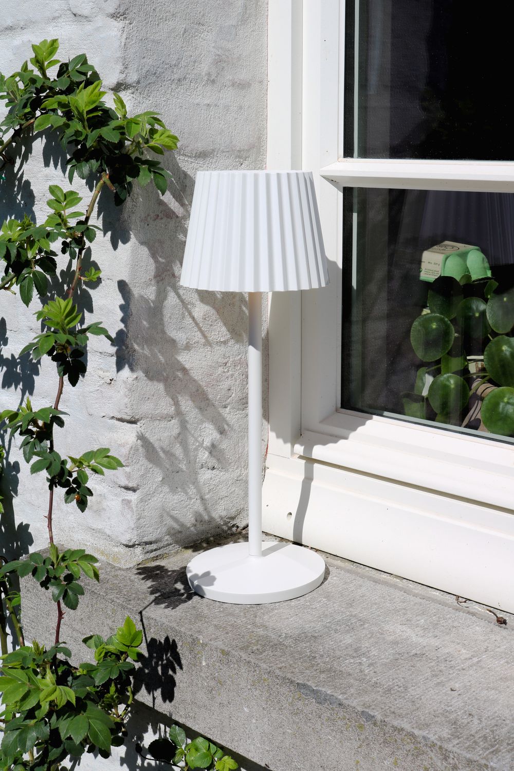 Lampe extérieure Justine blanche