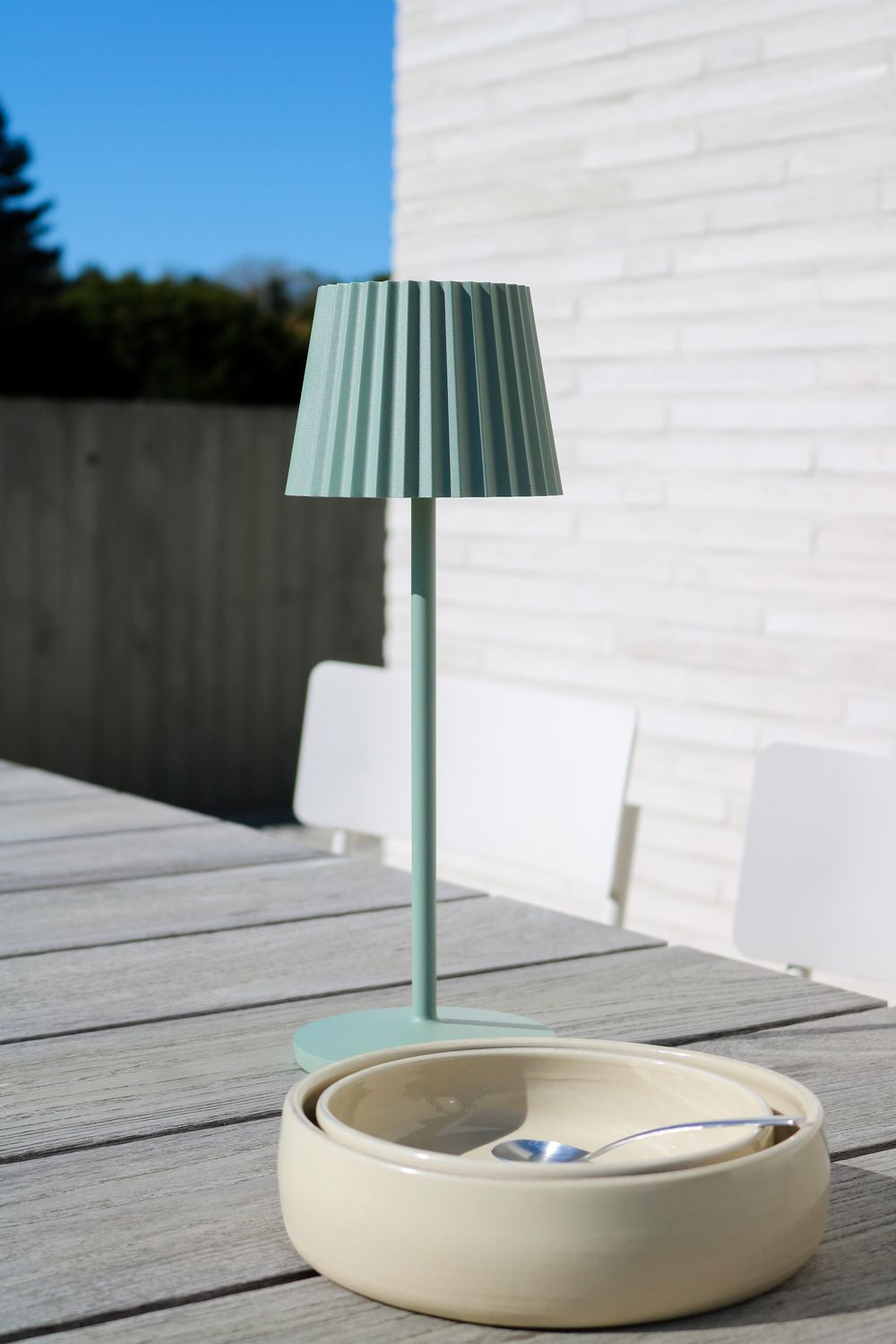 Lampe extérieure Justine verte