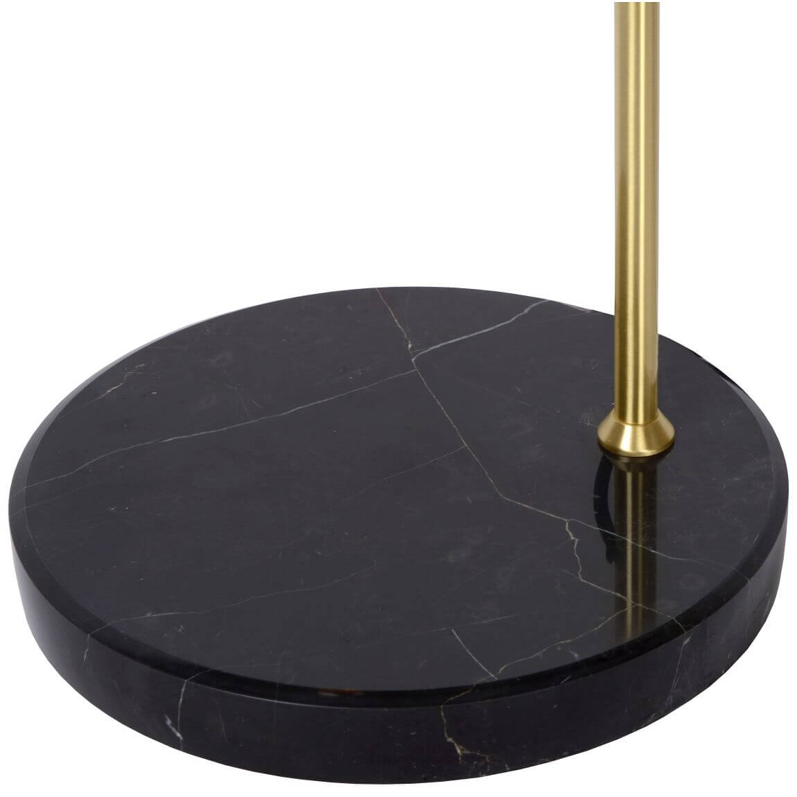 Lampadaire Julius fumé et gris, verre