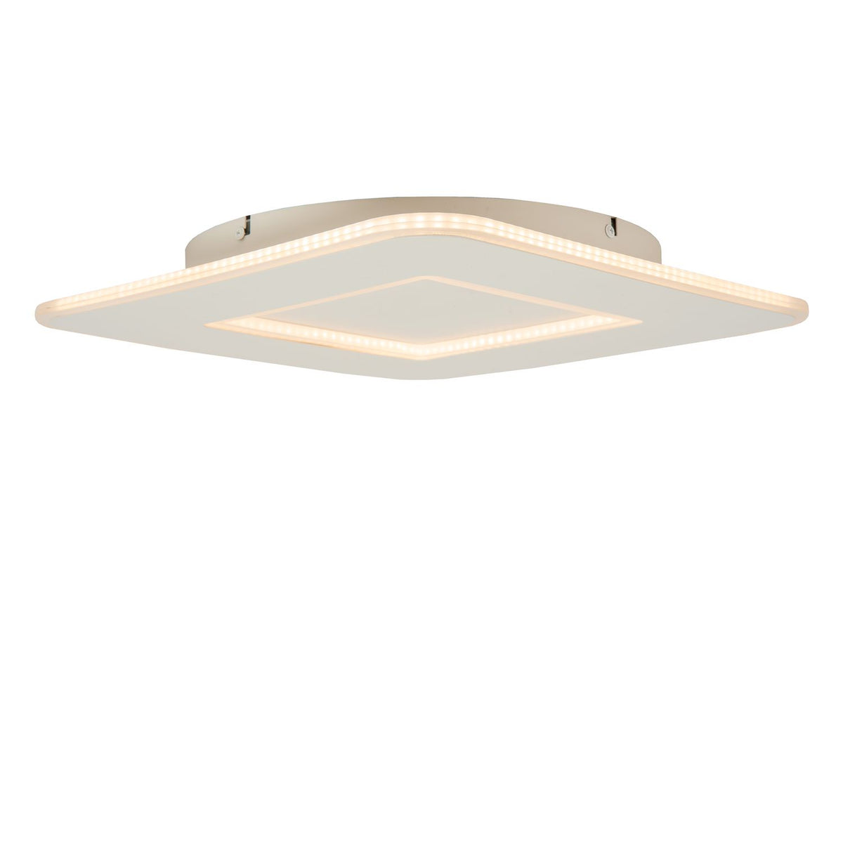 Plafonnier Axelle blanc, L 39,4 cm