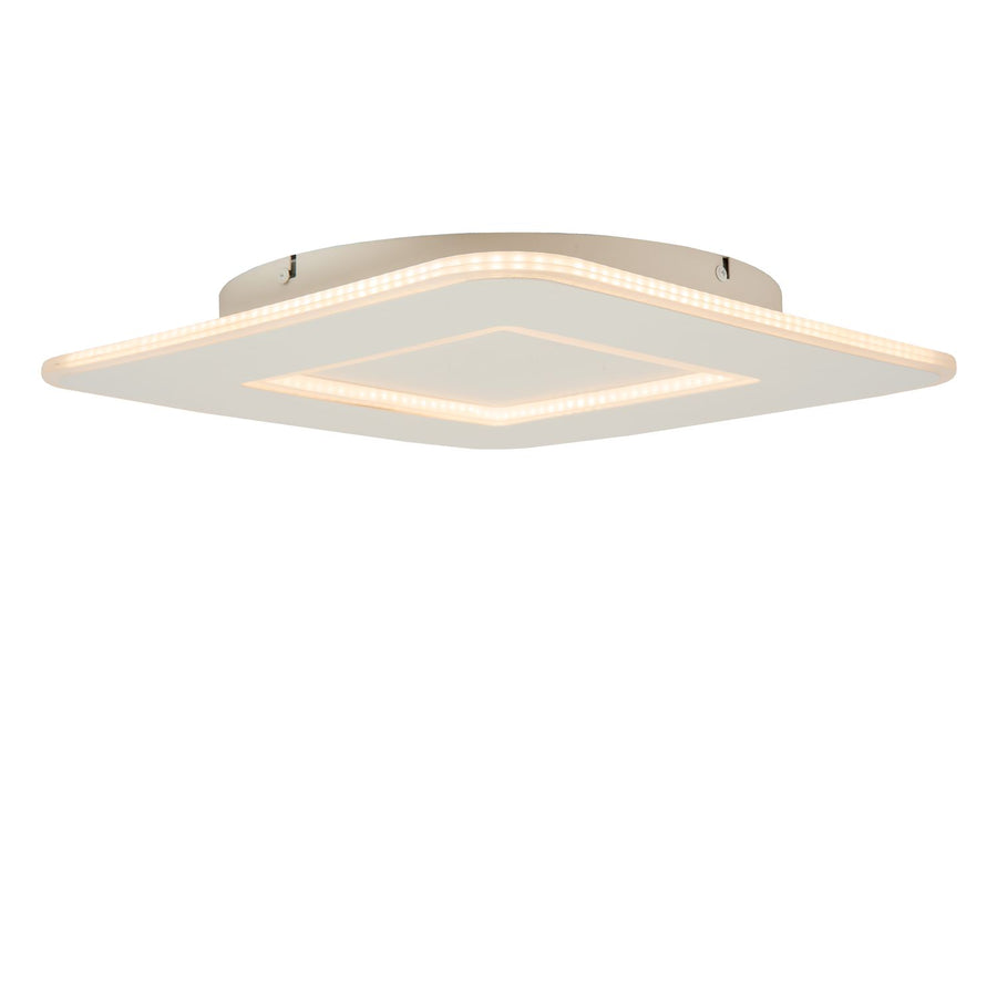Plafonnier Axelle blanc, L 39,4 cm