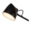 Lampadaire Milne noir, H 143 cm