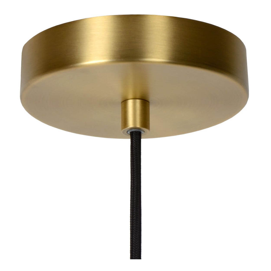 Suspension Maloto ambrée et dorée mat, verre (45386/30/62)