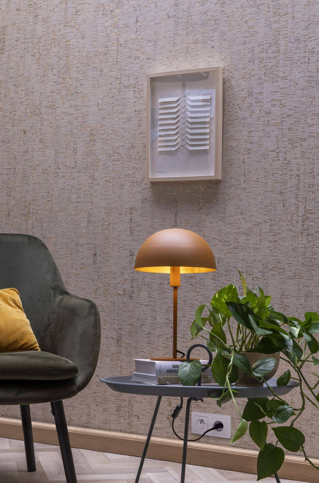 Lampe à poser Siemon jaune