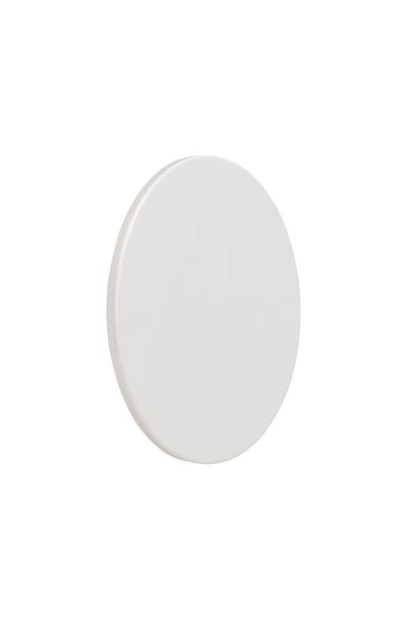 Applique murale Eklyps blanche, Ø 15 cm